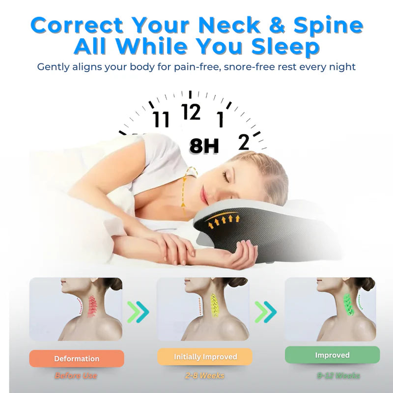 The Pillow That Ends Neck Pain - By Fixing Your Sleep Posture | 10 Year Sale 60% OFF