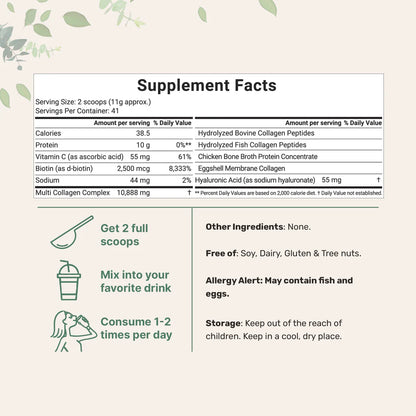 Multi Collagen Peptides Powder