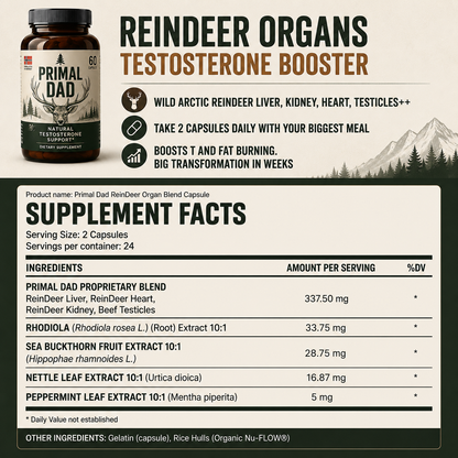 Primal Dad Natural Testosterone Booster