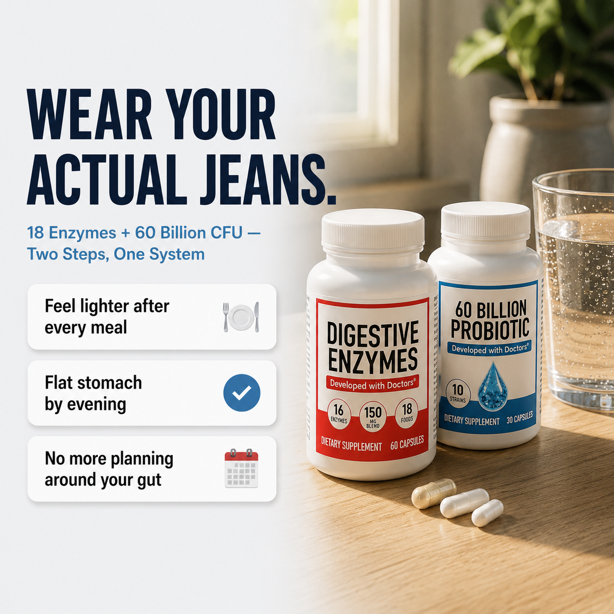 Stop dressing for the bloat.