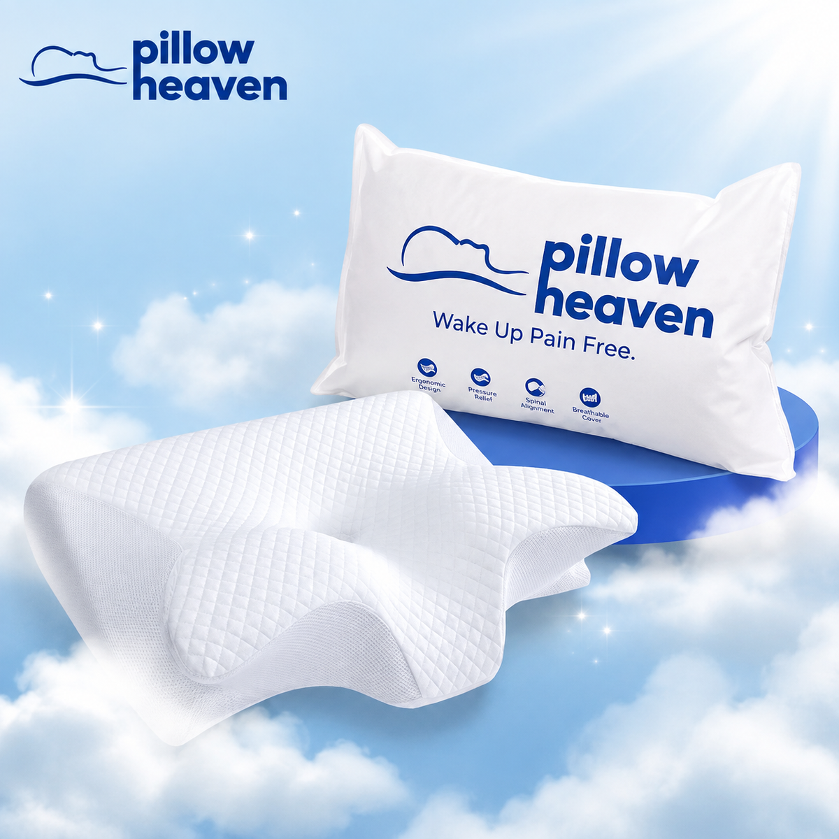 The Pillow That Ends Neck Pain - By Fixing Your Sleep Posture | 10 Year Sale 60% OFF