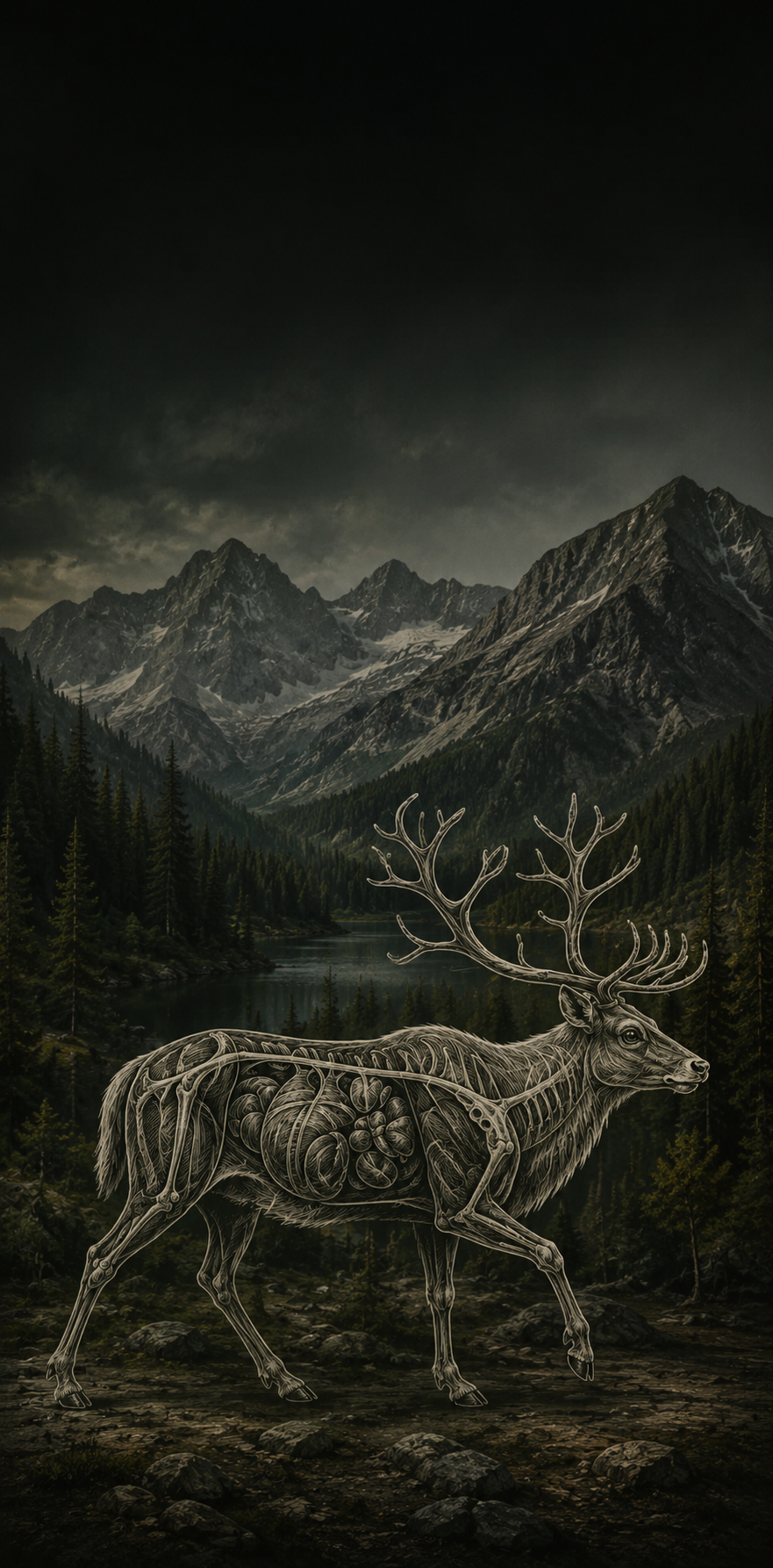 Reindeer in the Arctic