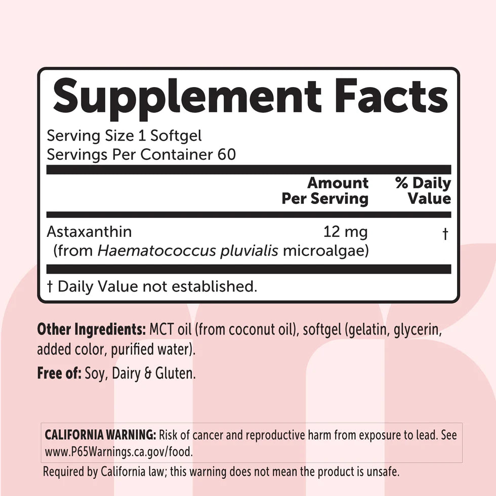 Astaxanthin 12mg